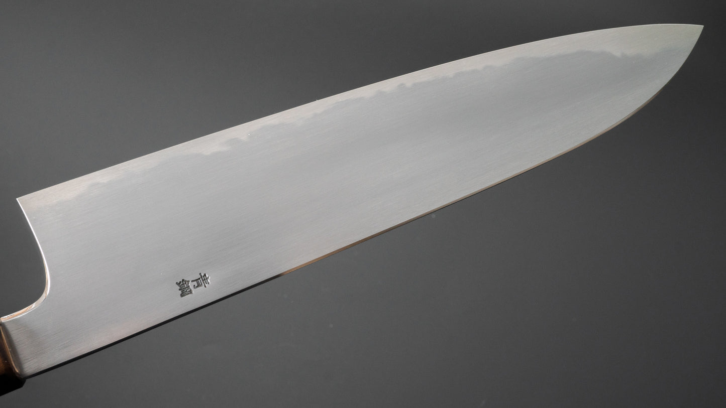 Hitohira Gorobei Rikichi Blue #2 Kasumi Gyuto 240mm Cherry Wood Handle - HITOHIRA