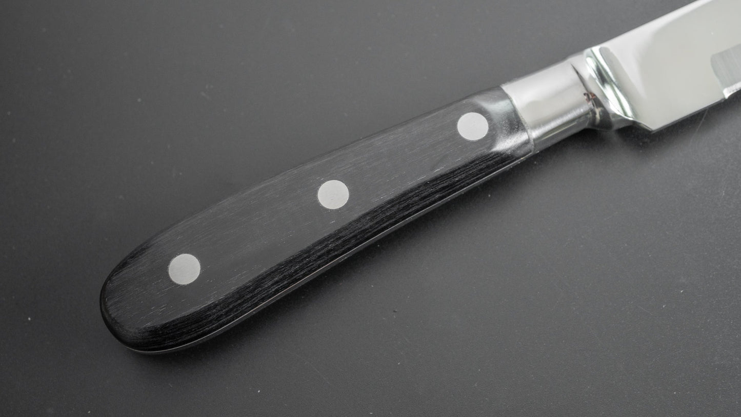 Hitohira Curved Carving Knife Black Pakka Handle - HITOHIRA
