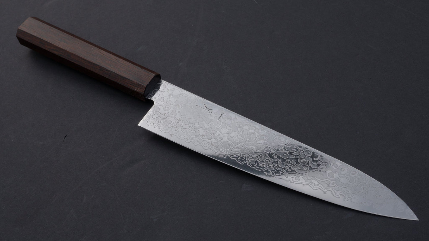 Hitohira HG Damascus Gyuto 210mm Wenge Handle | HITOHIRA