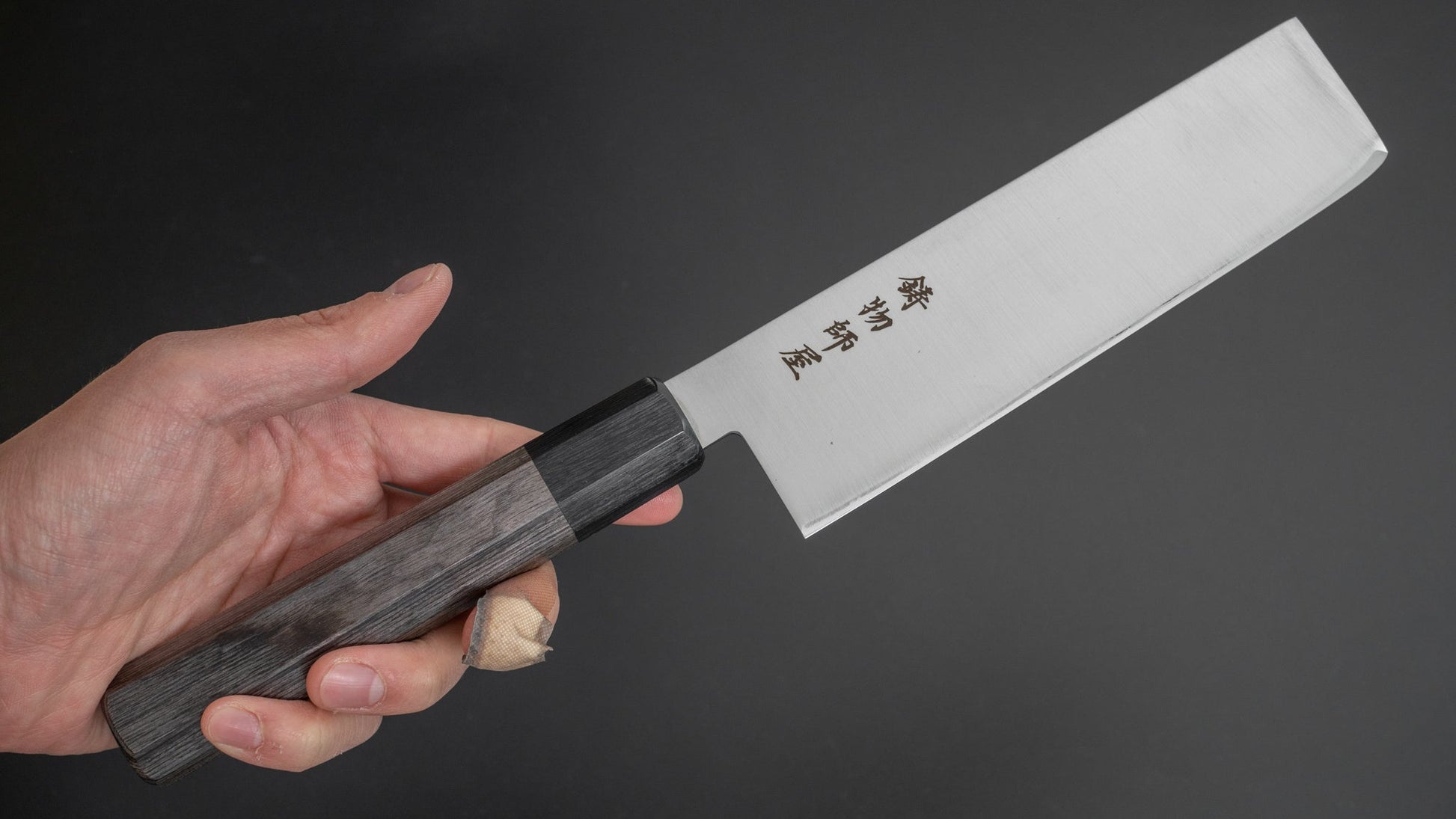 Hitohira Imojiya TH Stainless Nakiri 175mm Pakka Handle (Wa) - HITOHIRA