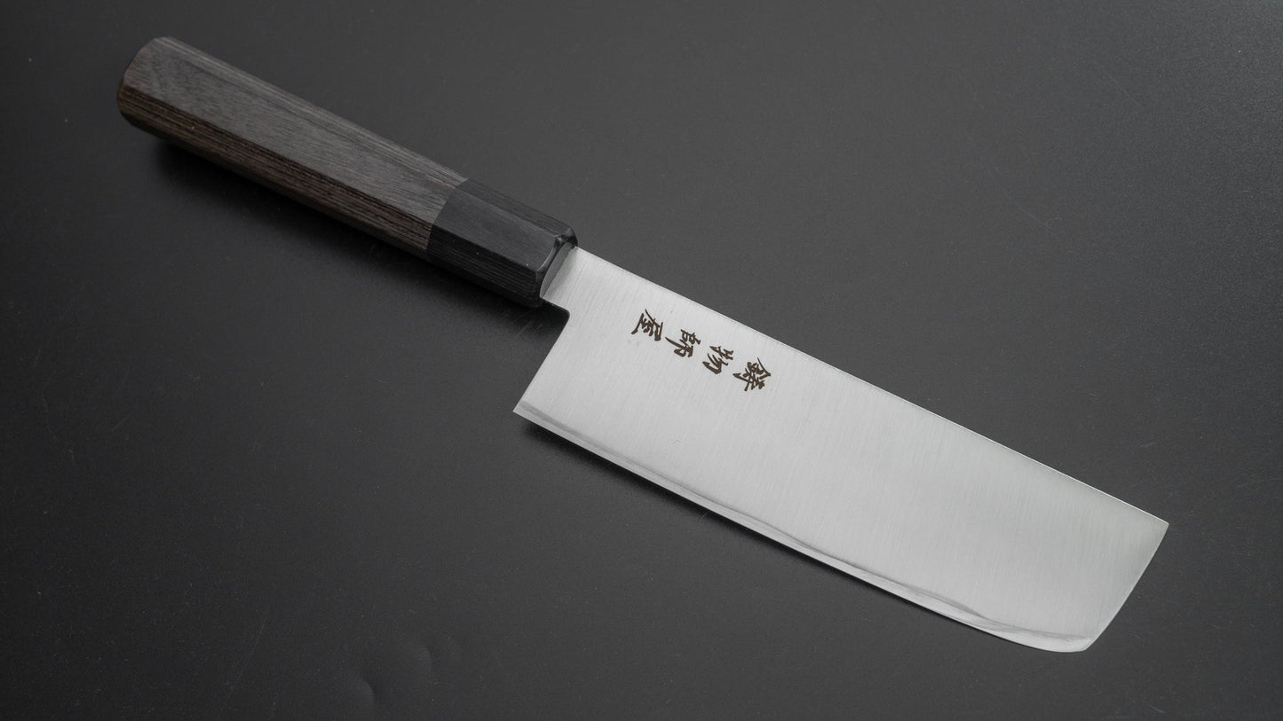 Hitohira Imojiya TH Stainless Nakiri 160mm Pakka Handle (Wa) - HITOHIRA