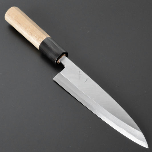 Hitohira Kikuchiyo Manzo White #3 Kaisaki 135mm Ho Wood Handle (D-Shape) - HITOHIRA