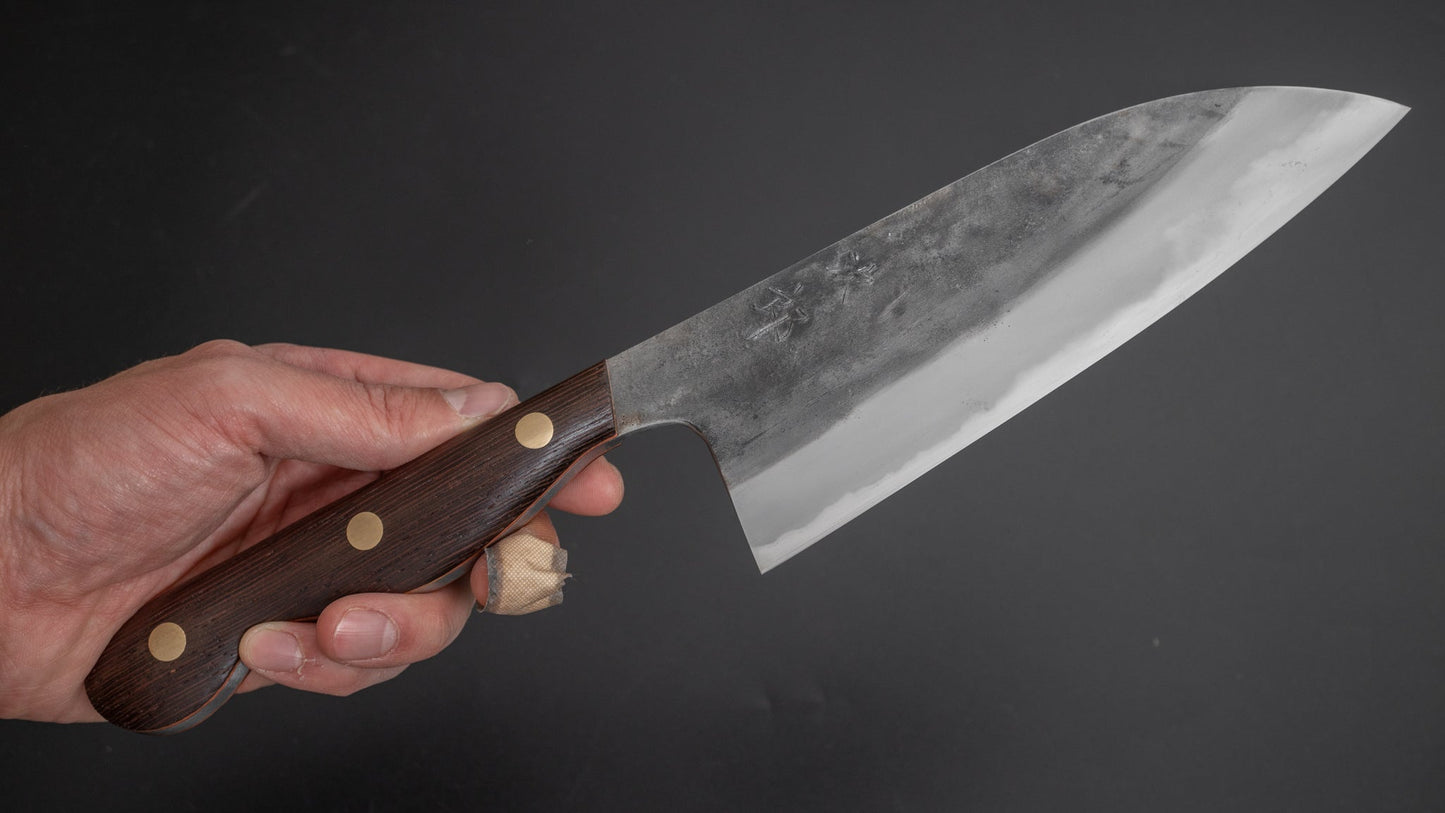 Jiro Tsuchime Yo Santoku 165mm Tagayasan Handle (#223) - HITOHIRA