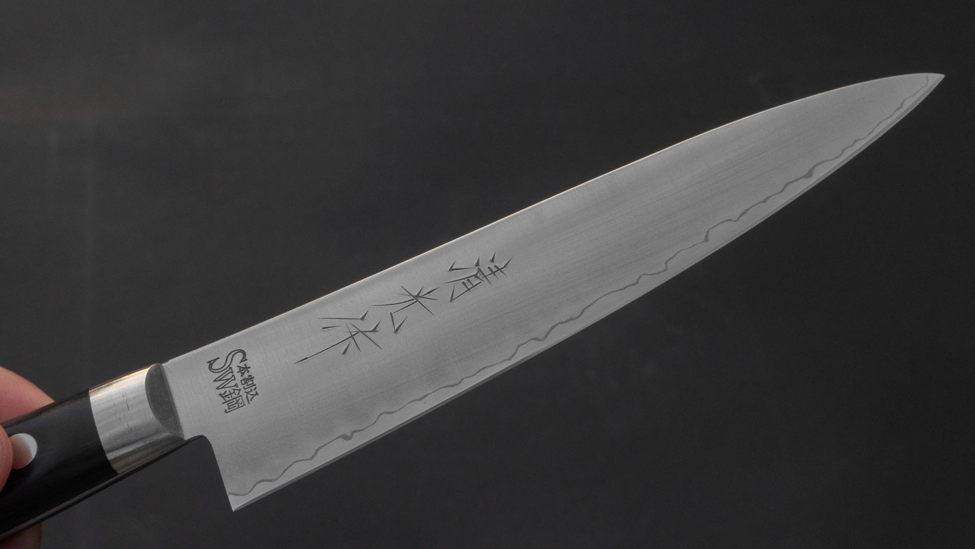 Morihei Kiyomitsu Sandvik Petty 140mm Pakka Handle - HITOHIRA