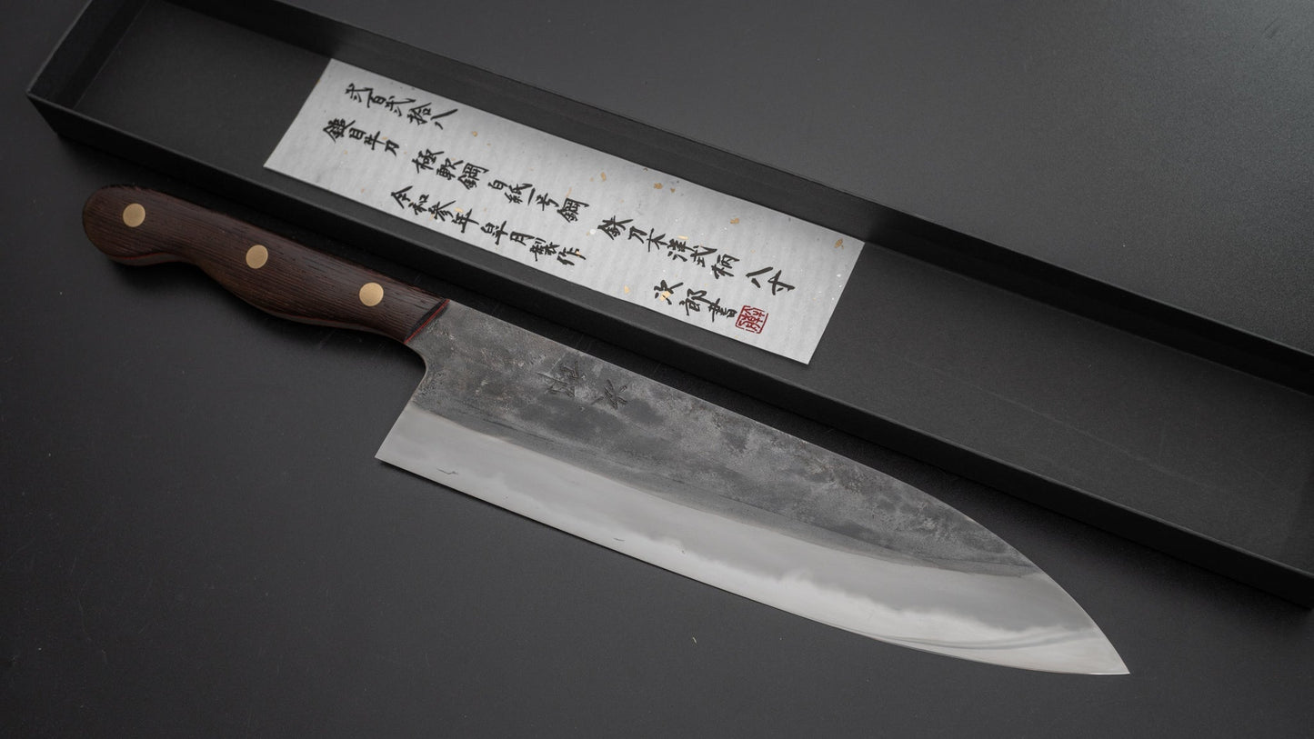 Jiro Tsuchime Yo Gyuto 240mm Tagayasan Handle (#228) - HITOHIRA