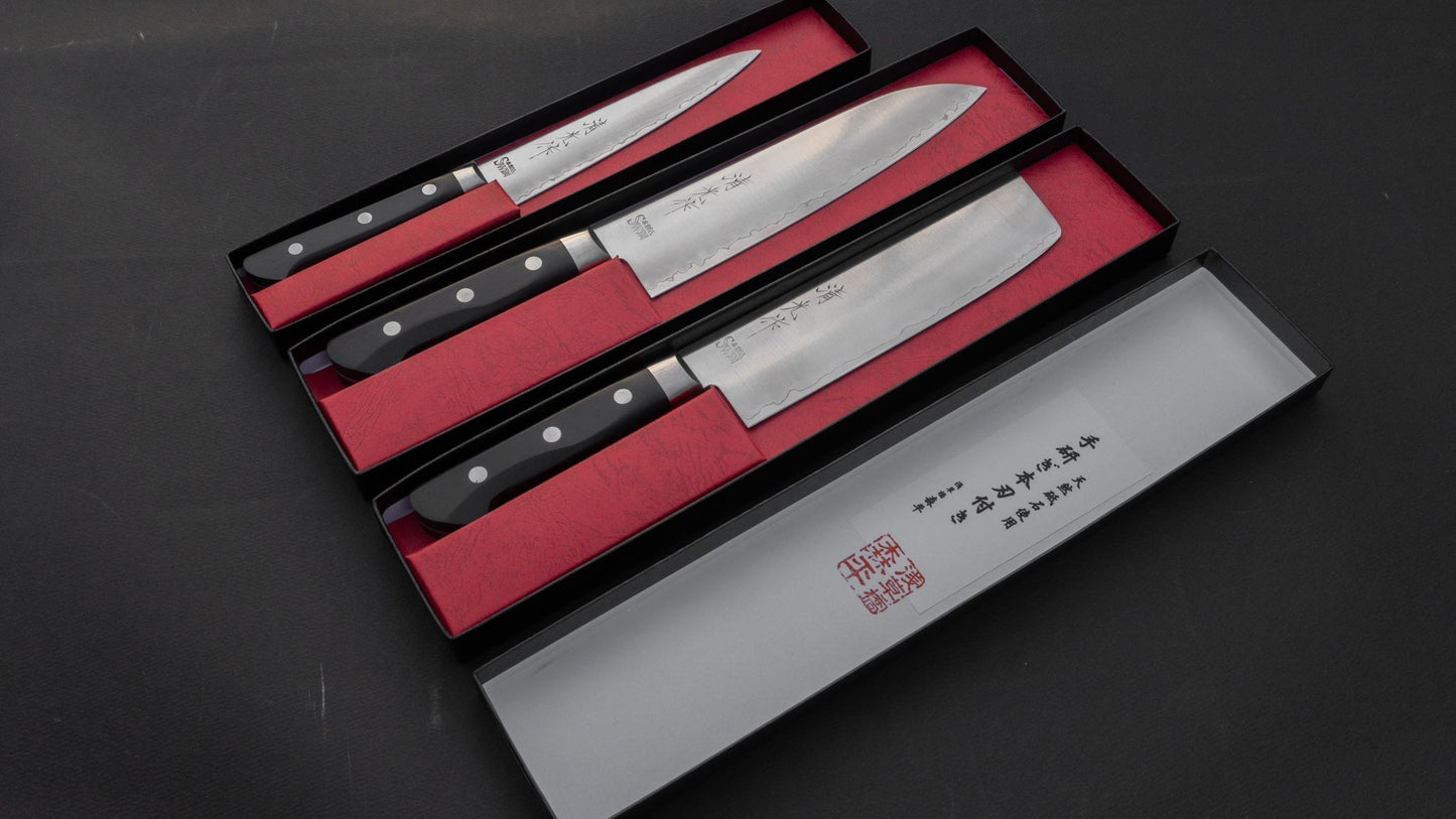 Morihei Kiyomitsu Sandvik Gyuto 180mm Pakka Handle - HITOHIRA