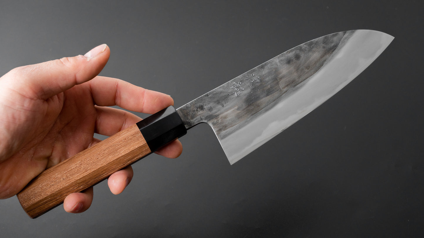 Jiro Tsuchime Wa Santoku 165mm Taihei Tagayasan Handle (#363) - HITOHIRA