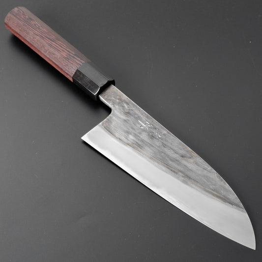 Jiro Tsuchime Wa Santoku 165mm Taihei Tagayasan Handle (#365) - HITOHIRA