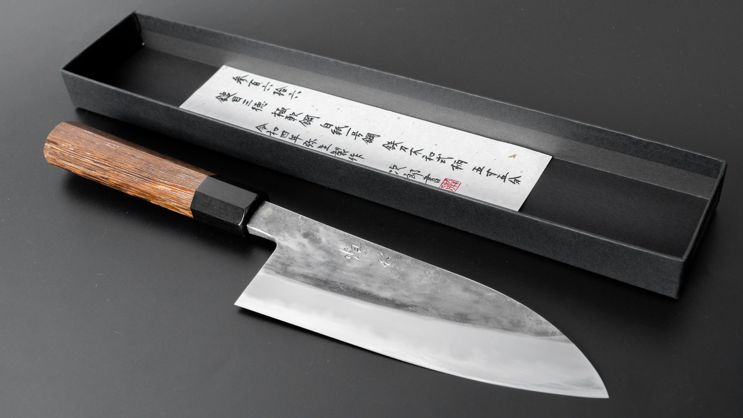 Jiro Tsuchime Wa Santoku 165mm Taihei Tagayasan Handle (#366) - HITOHIRA