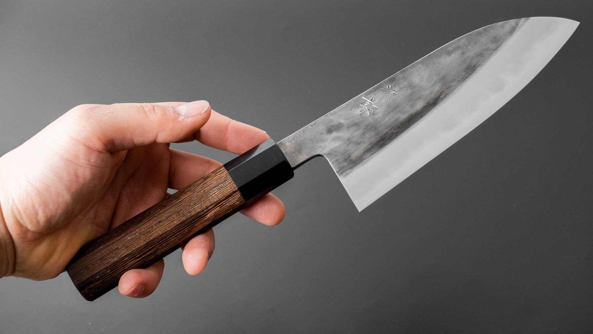 Jiro Tsuchime Wa Santoku 165mm Taihei Tagayasan Handle (#366) - HITOHIRA