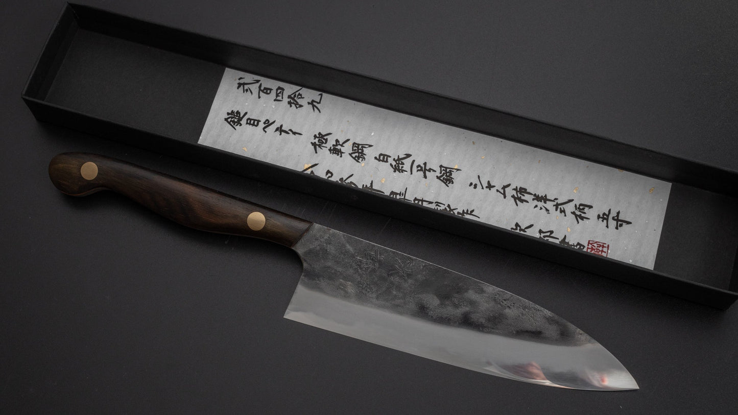 Jiro Tsuchime Yo Petty 150mm Ziricote Handle (#249) - HITOHIRA