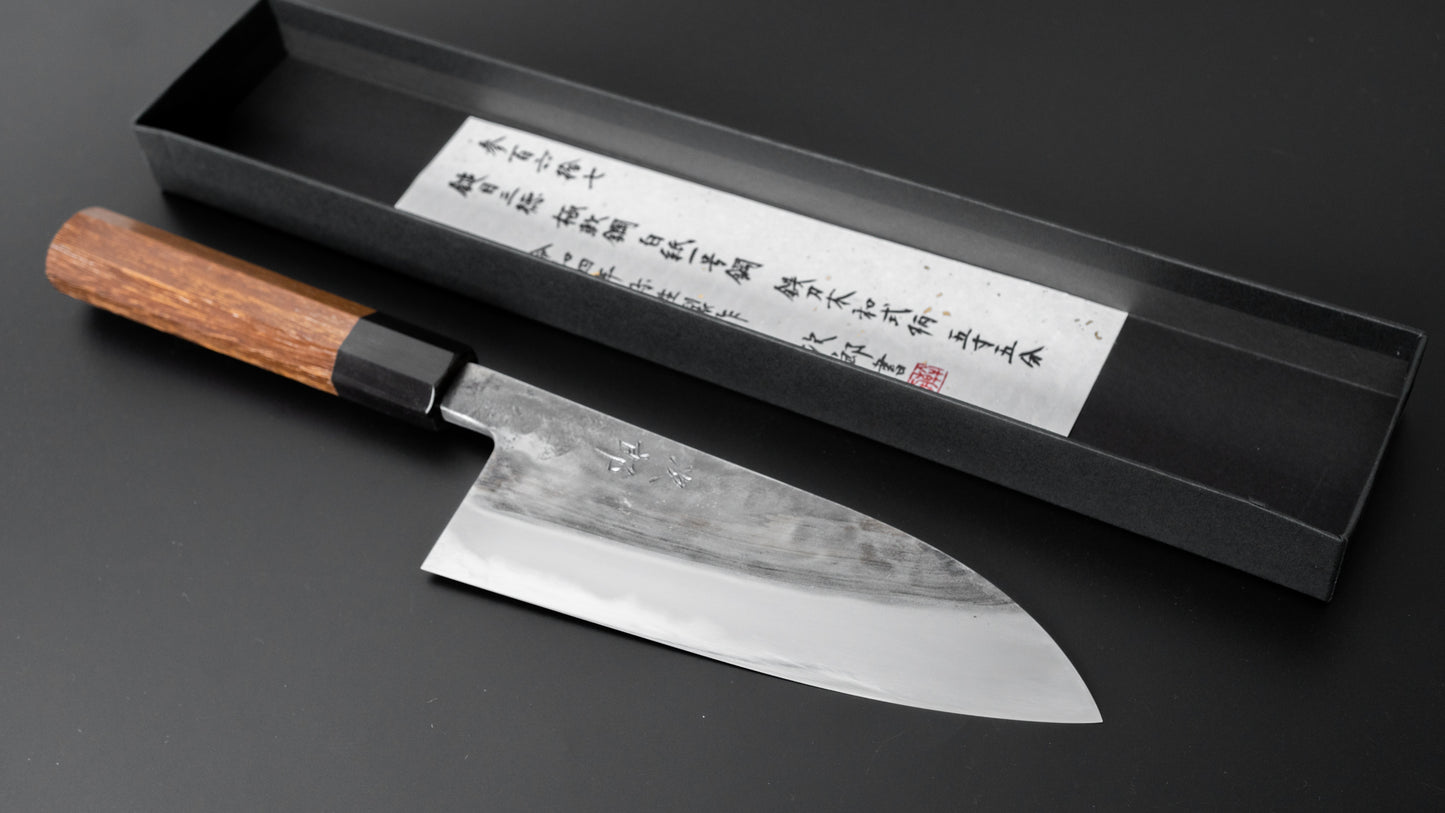 Jiro Tsuchime Wa Santoku 165mm Taihei Tagayasan Handle (#367) - HITOHIRA