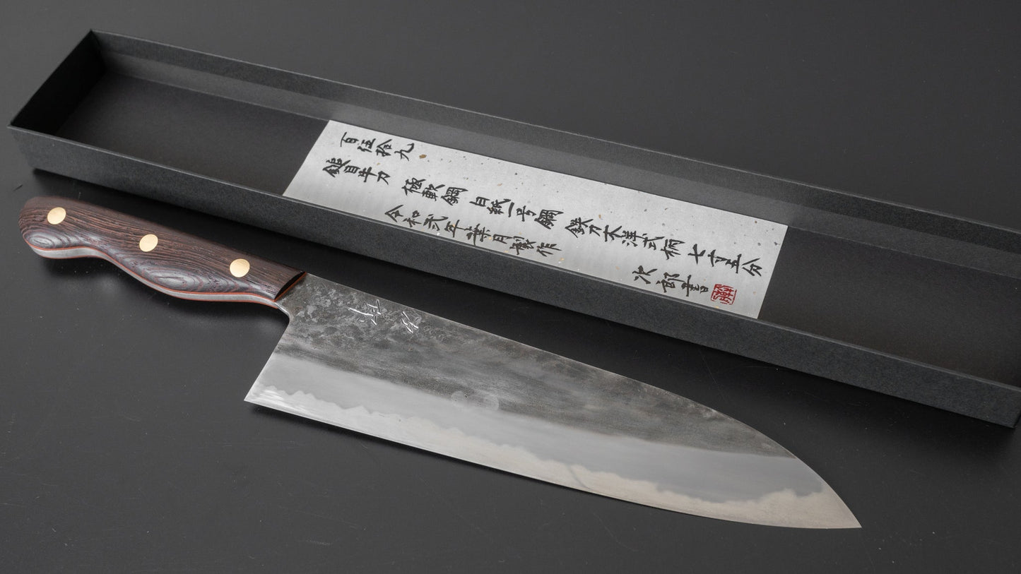 Jiro Tsuchime Yo Gyuto 225mm Tagayasan Handle (#159) - HITOHIRA