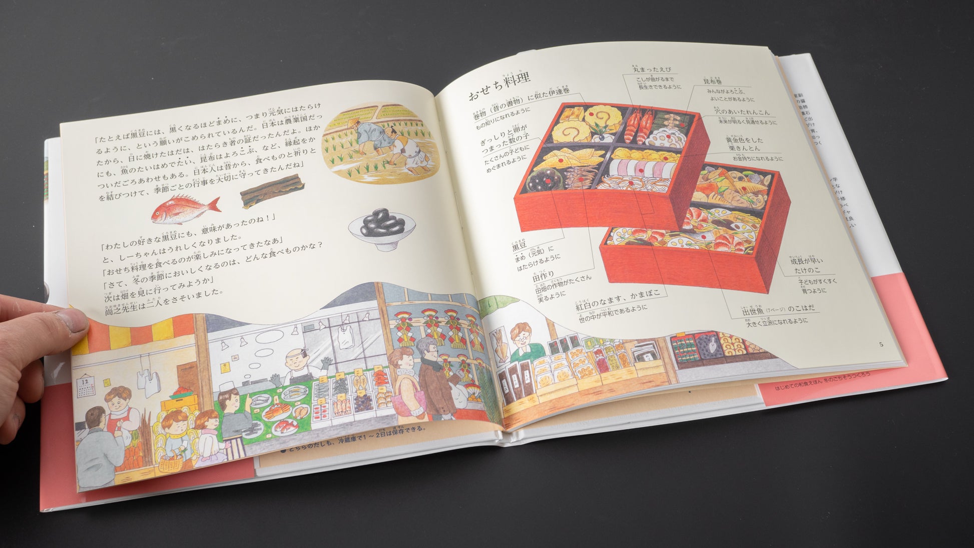 Bunkeido Washoku Picture Book Winter (Japanese) - HITOHIRA