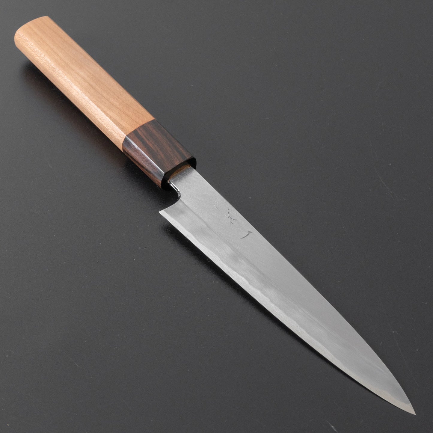 Hitohira Kikuchiyo Kyuzo White #2 Migaki Petty 150mm Cherry Wood Handle - HITOHIRA