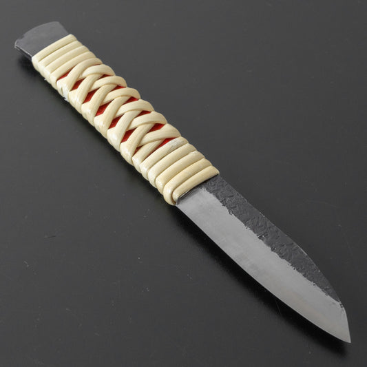 Higonokami Kiridashi Fixed Blade Rattan Handle (Maru) - HITOHIRA