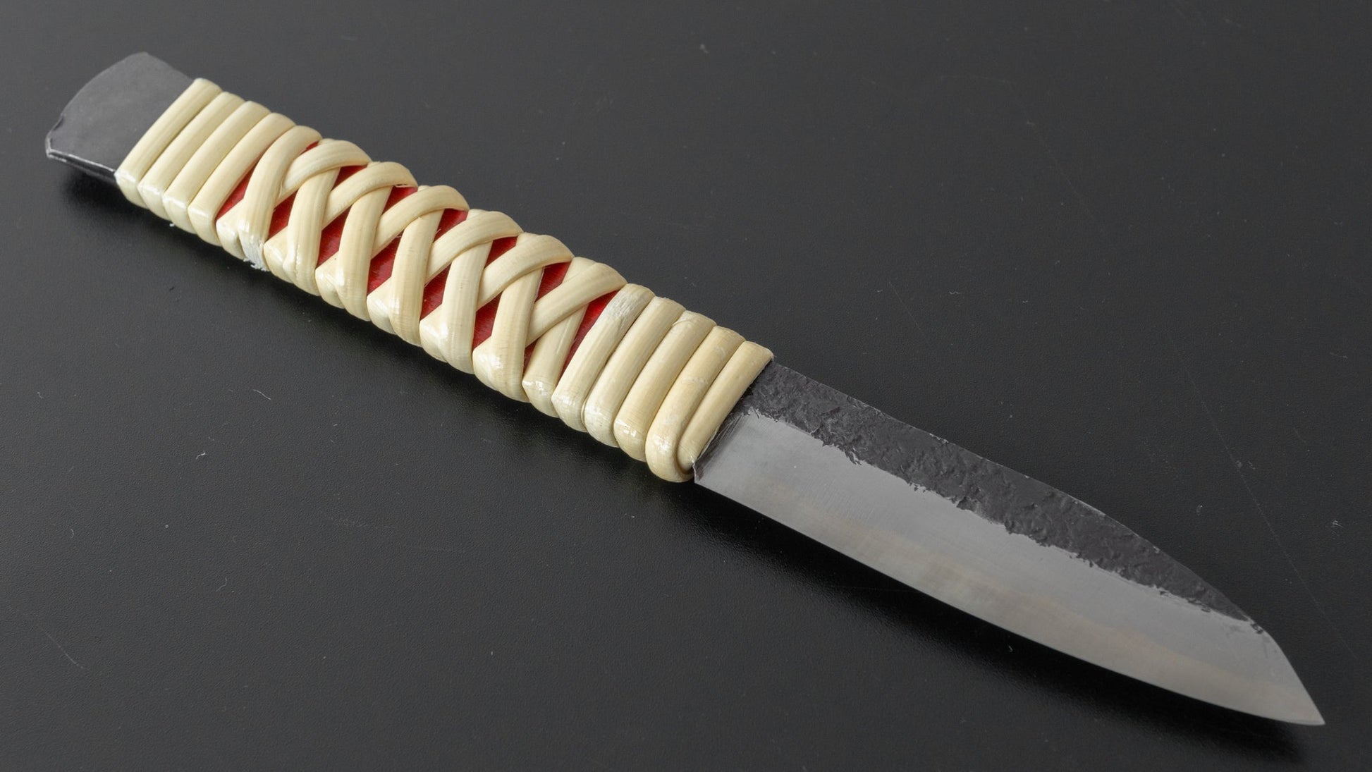 Higonokami Kiridashi Fixed Blade Rattan Handle (Maru) - HITOHIRA