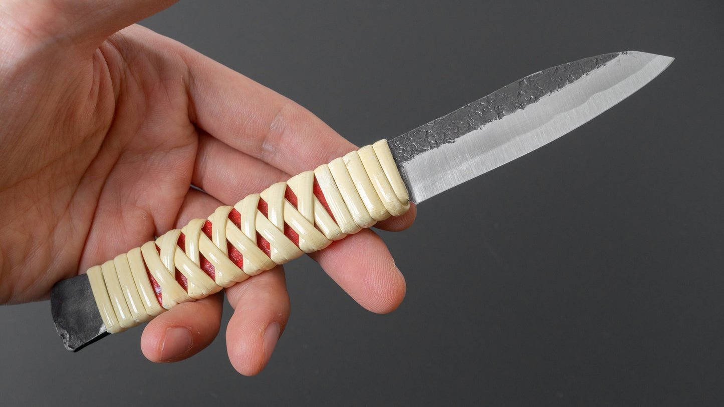 Higonokami Kiridashi Fixed Blade Rattan Handle (Maru) - HITOHIRA