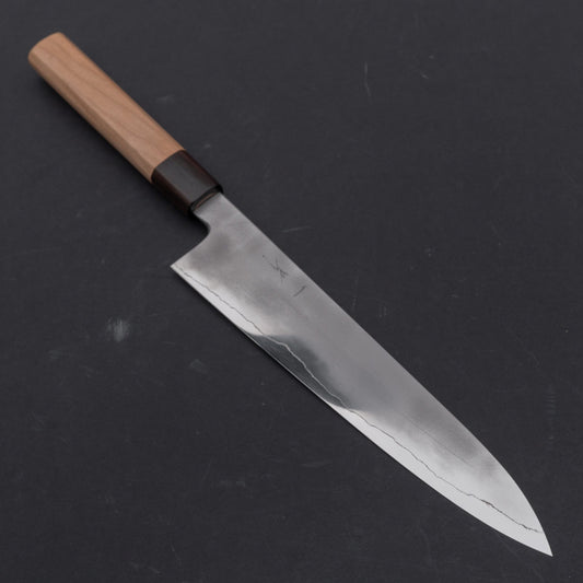 Hitohira Kikuchiyo Yohei Ginsan Kasumi Gyuto 240mm Cherry Wood Handle (B Grade Discounted/ Saya) | HITOHIRA