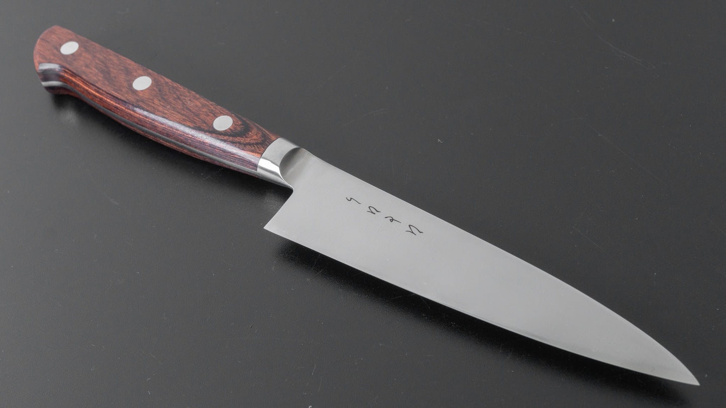 Hitohira KH Stainless Petty 120mm Imitation Mahogany Handle - HITOHIRA