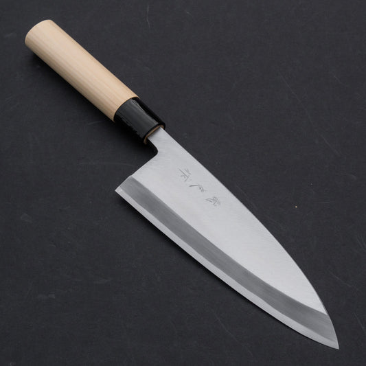 Morihei Yoshitomo Deba 180mm Poplar Handle | HITOHIRA