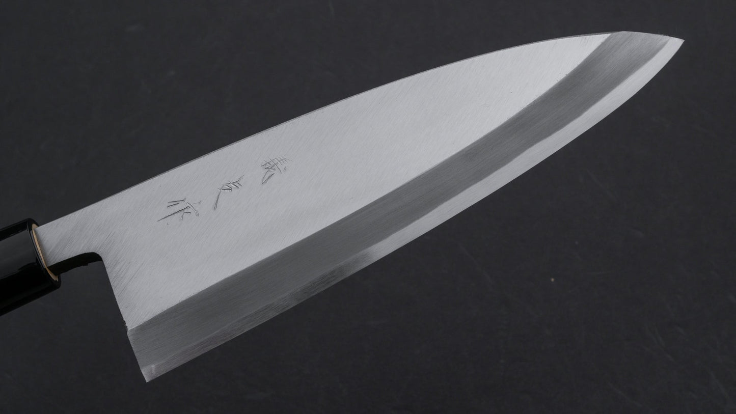 Morihei Yoshitomo Deba 180mm Poplar Handle | HITOHIRA