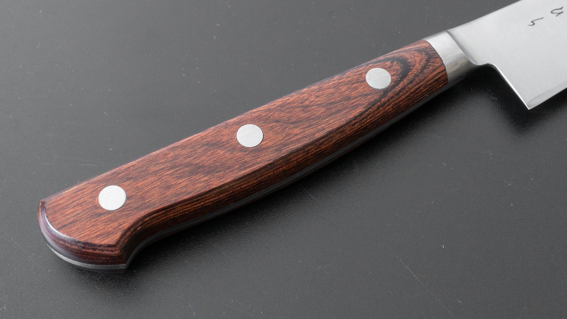 Hitohira KH Stainless Petty 120mm Imitation Mahogany Handle - HITOHIRA