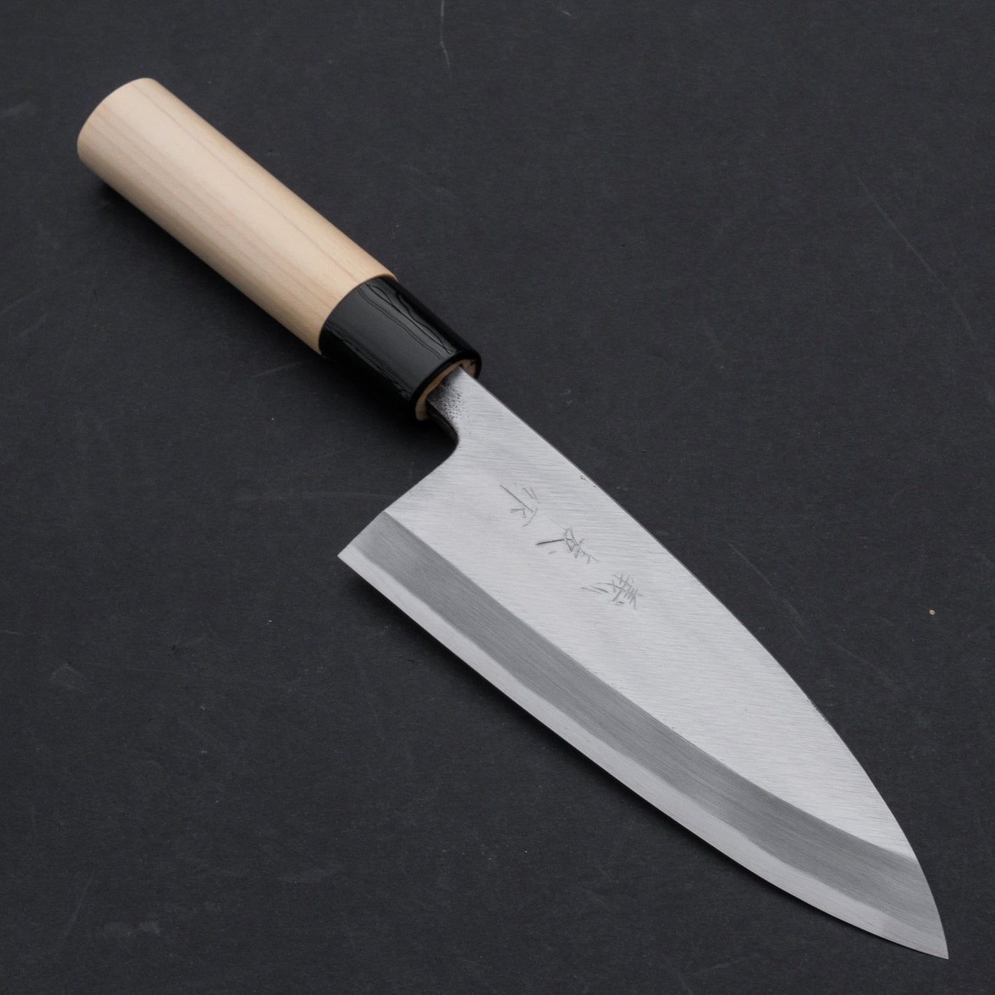 Morihei Yoshitomo Deba 150mm Poplar Handle | HITOHIRA