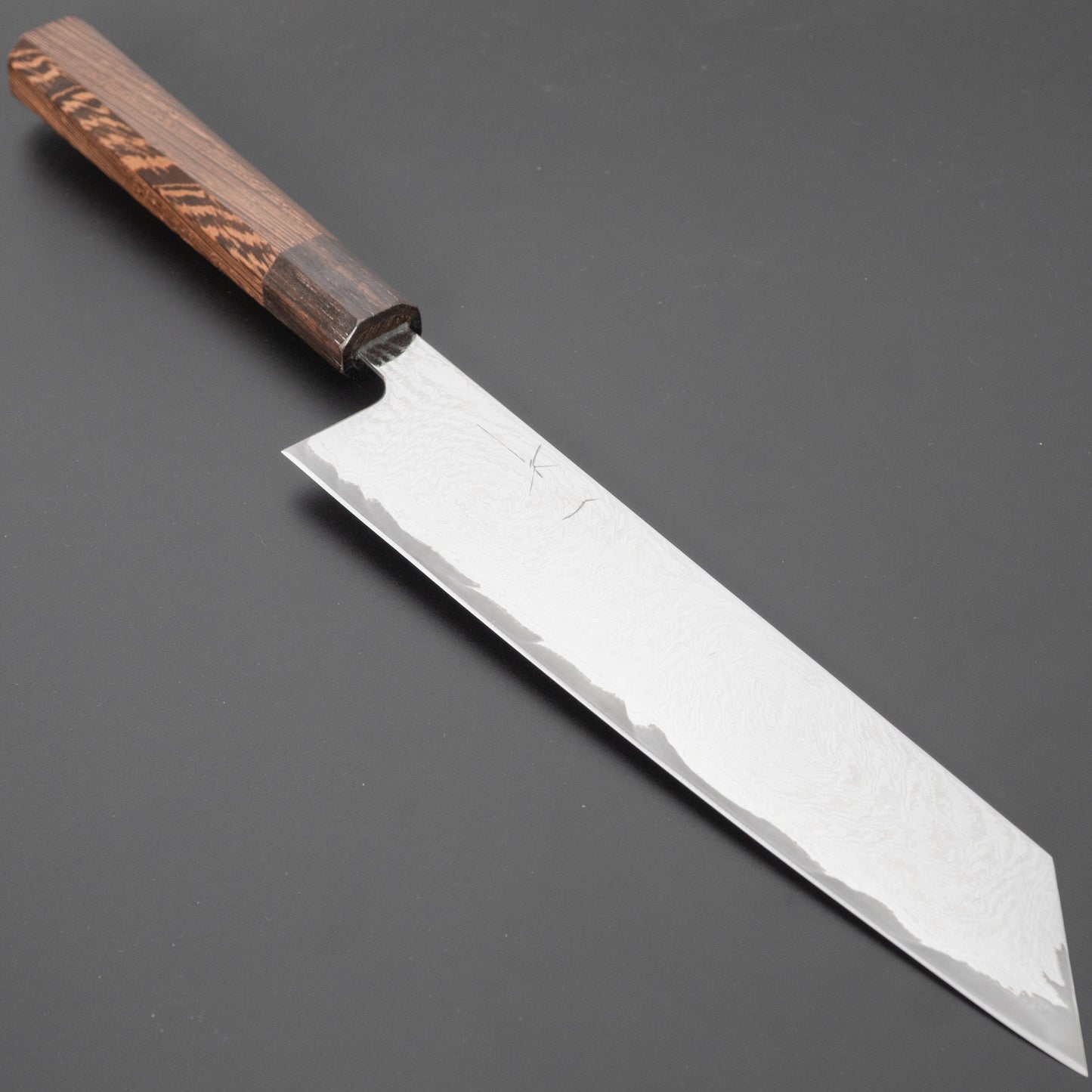 Hitohira Futana Nickel Damascus Kiritsuke Gyuto 210mm Tagayasan Handle - HITOHIRA