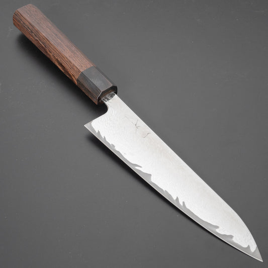 Hitohira Futana Nickel Damascus Gyuto 180mm Tagayasan Handle - HITOHIRA