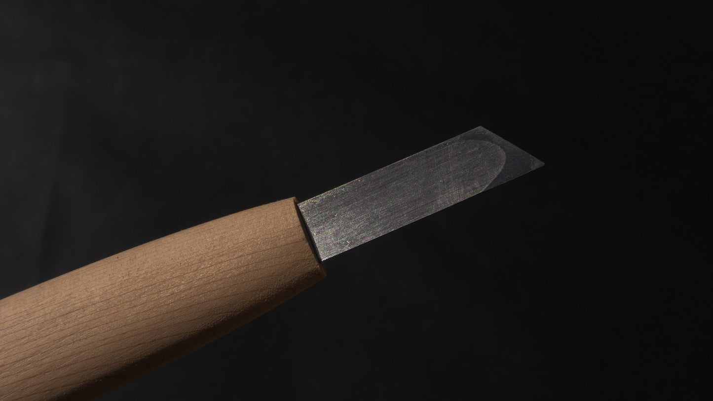 Morihei Kikuyu Cho-Koku-Tou Wood Carving Knife 9mm (Into) | HITOHIRA