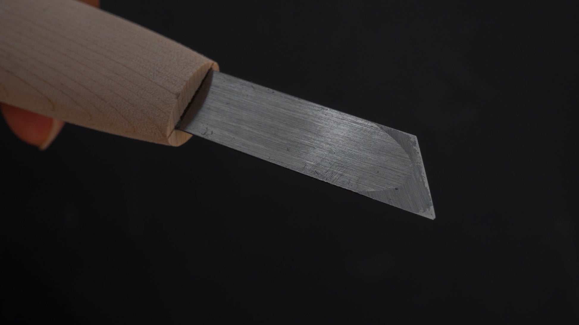 Morihei Kikuyu Cho-Koku-Tou Wood Carving Knife 9mm (Into) | HITOHIRA