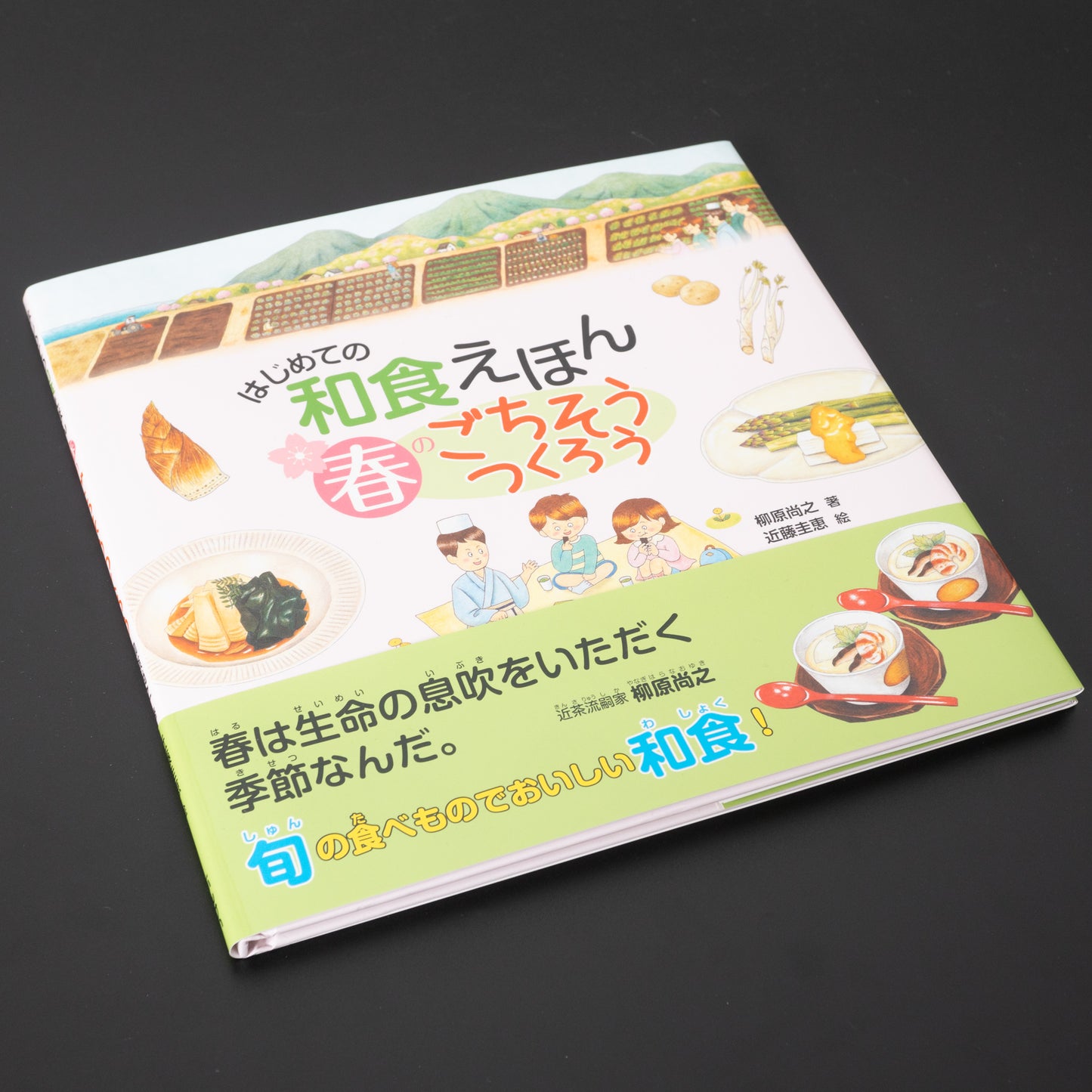 Bunkeido Washoku Picture Book Spring (Japanese) - HITOHIRA