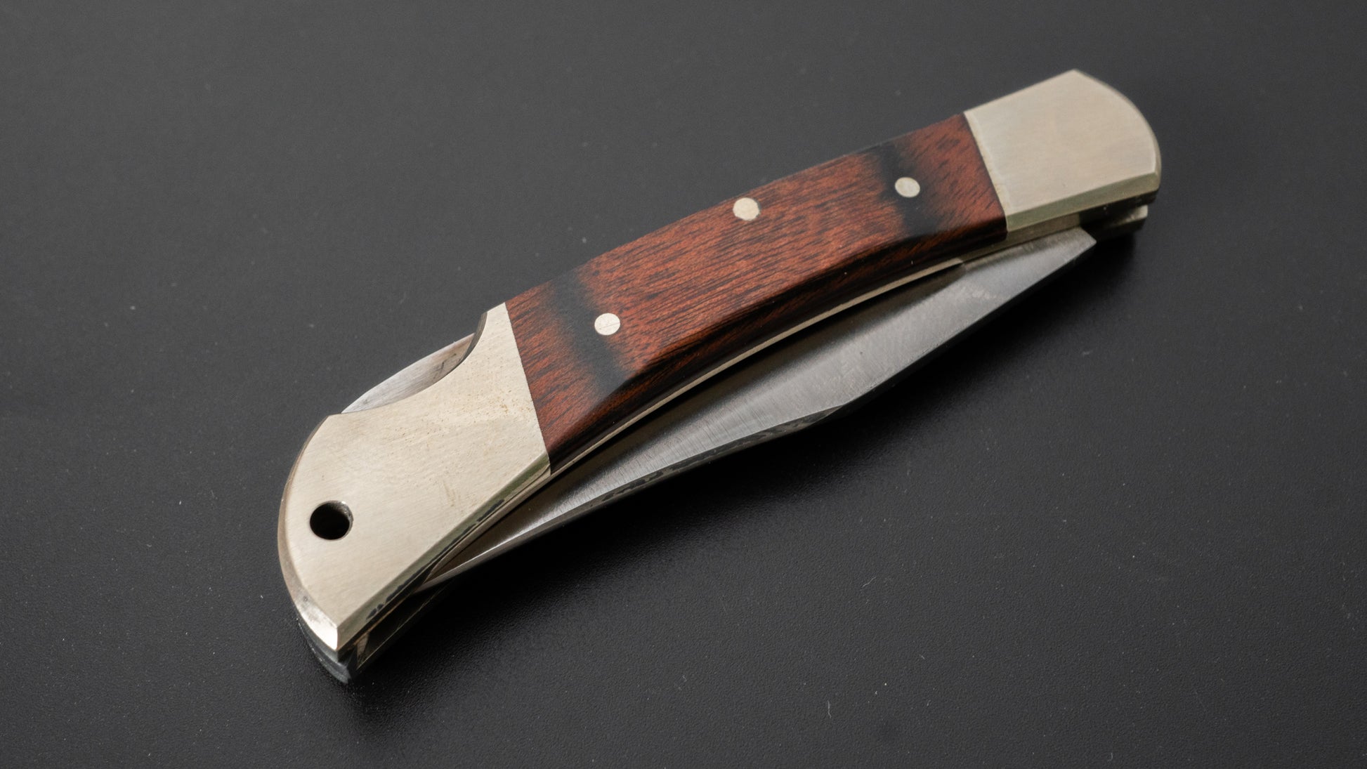 SCHRADE Folding Knife 50mm Wood Handle - HITOHIRA