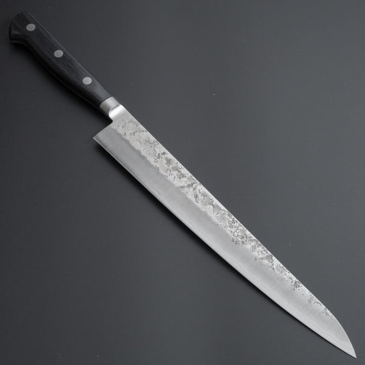 Hitohira Futana S3 Nashiji Sujihiki 240mm Pakka Handle (Yo) - HITOHIRA