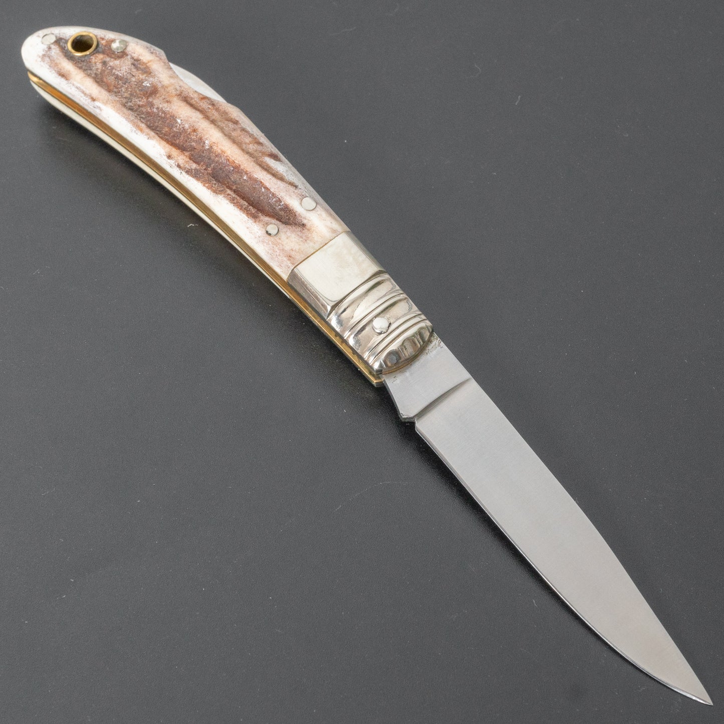 TOX City Folding Knife 60mm Stag Handle - HITOHIRA