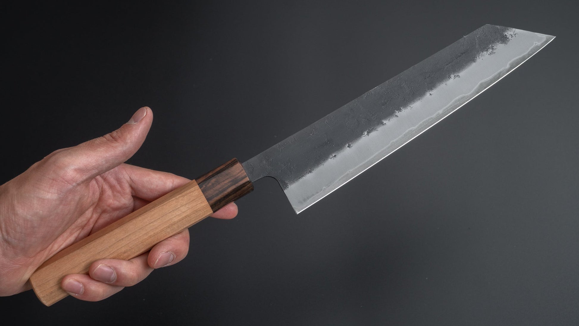 Hitohira Futana SB Kuro Nashiji Kiritsuke Gyuto 210mm Cherry Wood Handle - HITOHIRA