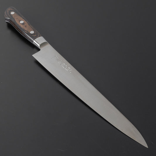 Hitohira Imojiya ST SG2 Sujihiki 240mm Brown Pakka Handle - HITOHIRA