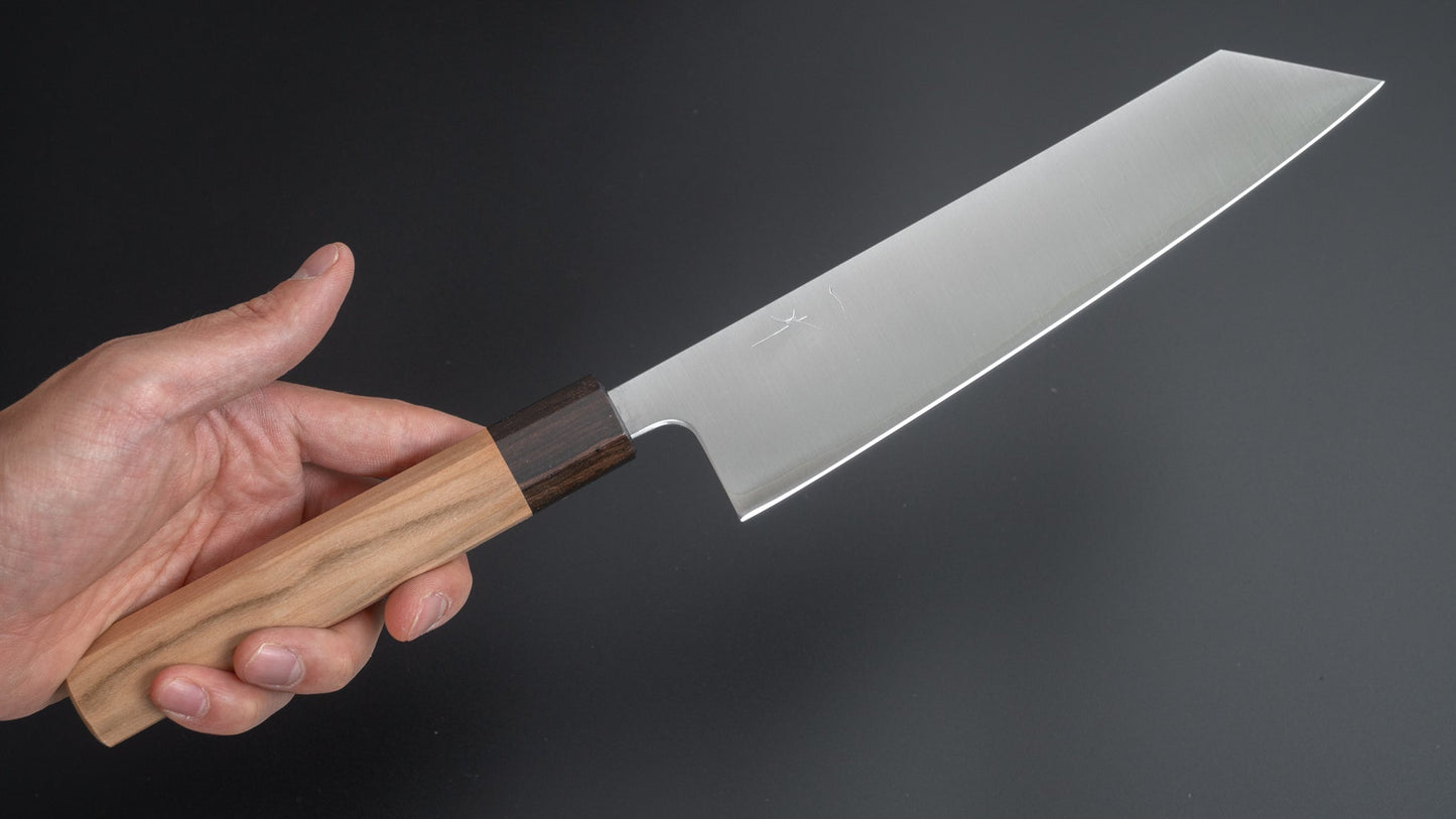 Hitohira Futana S3 Migaki Kiritsuke Gyuto 210mm Cherry Wood Handle - HITOHIRA