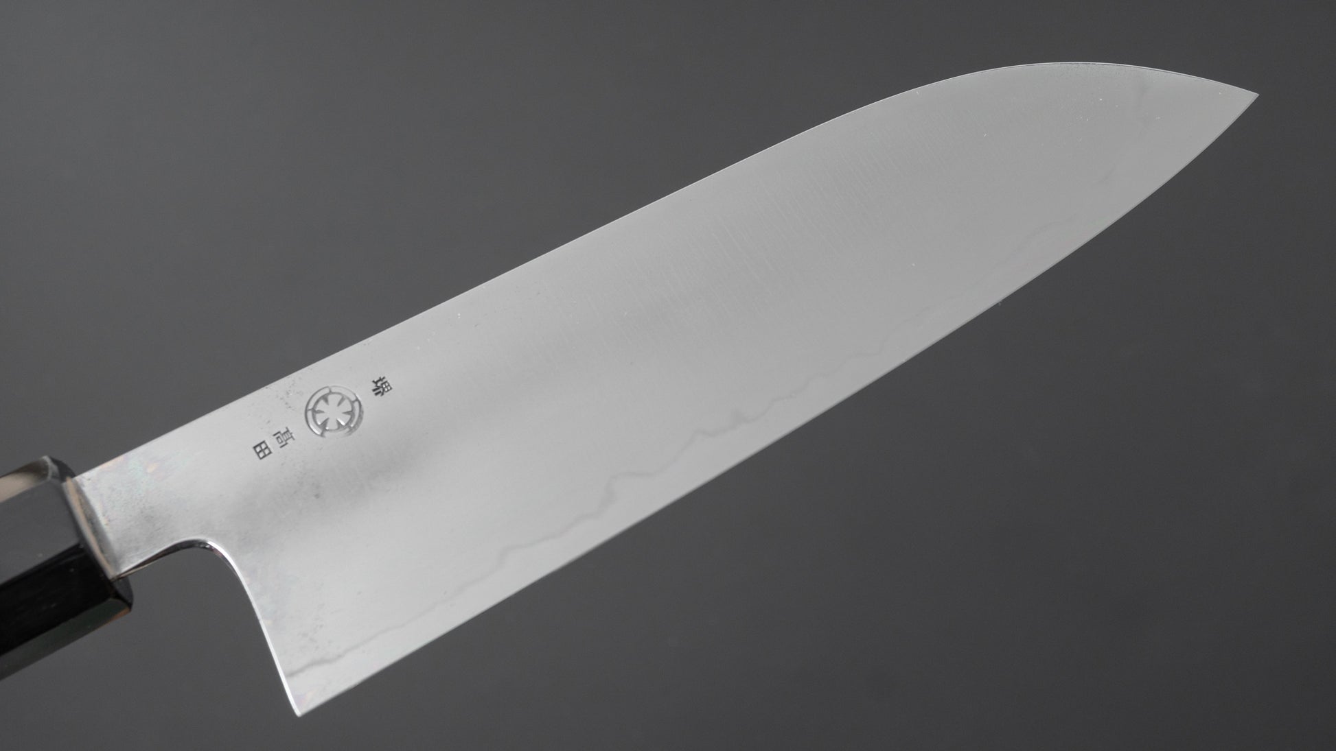 Takada no Hamono White #2 Suiboku Santoku 180mm Ho Wood Handle - HITOHIRA