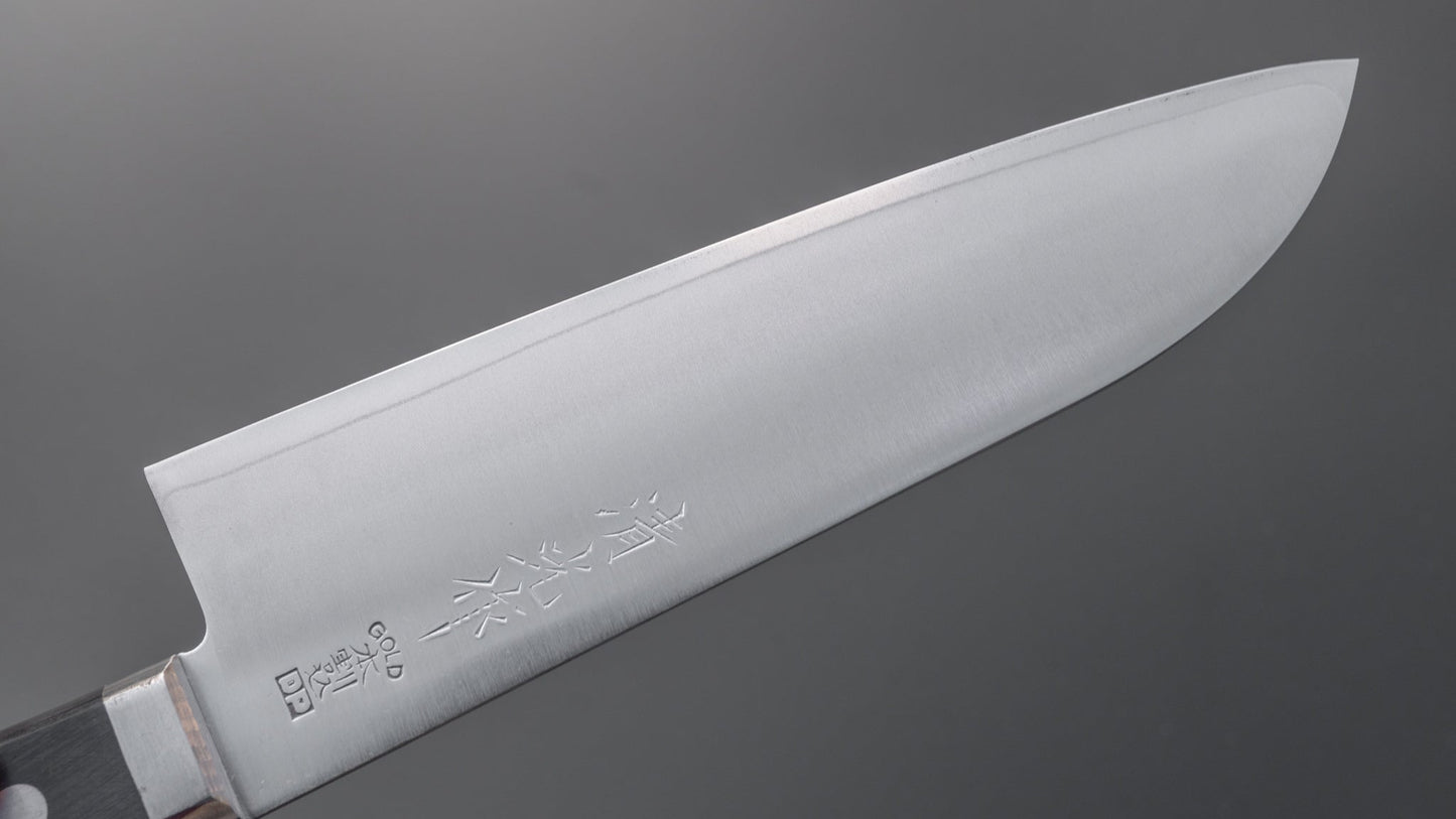 Morihei Kiyomitsu #140 Santoku 140mm Pakka Handle | HITOHIRA