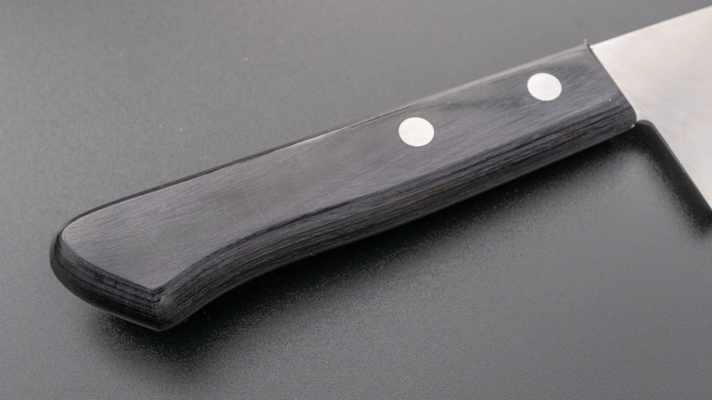 Morihei Kiyomitsu 80G Nakiri 165mm Pakka Handle | HITOHIRA