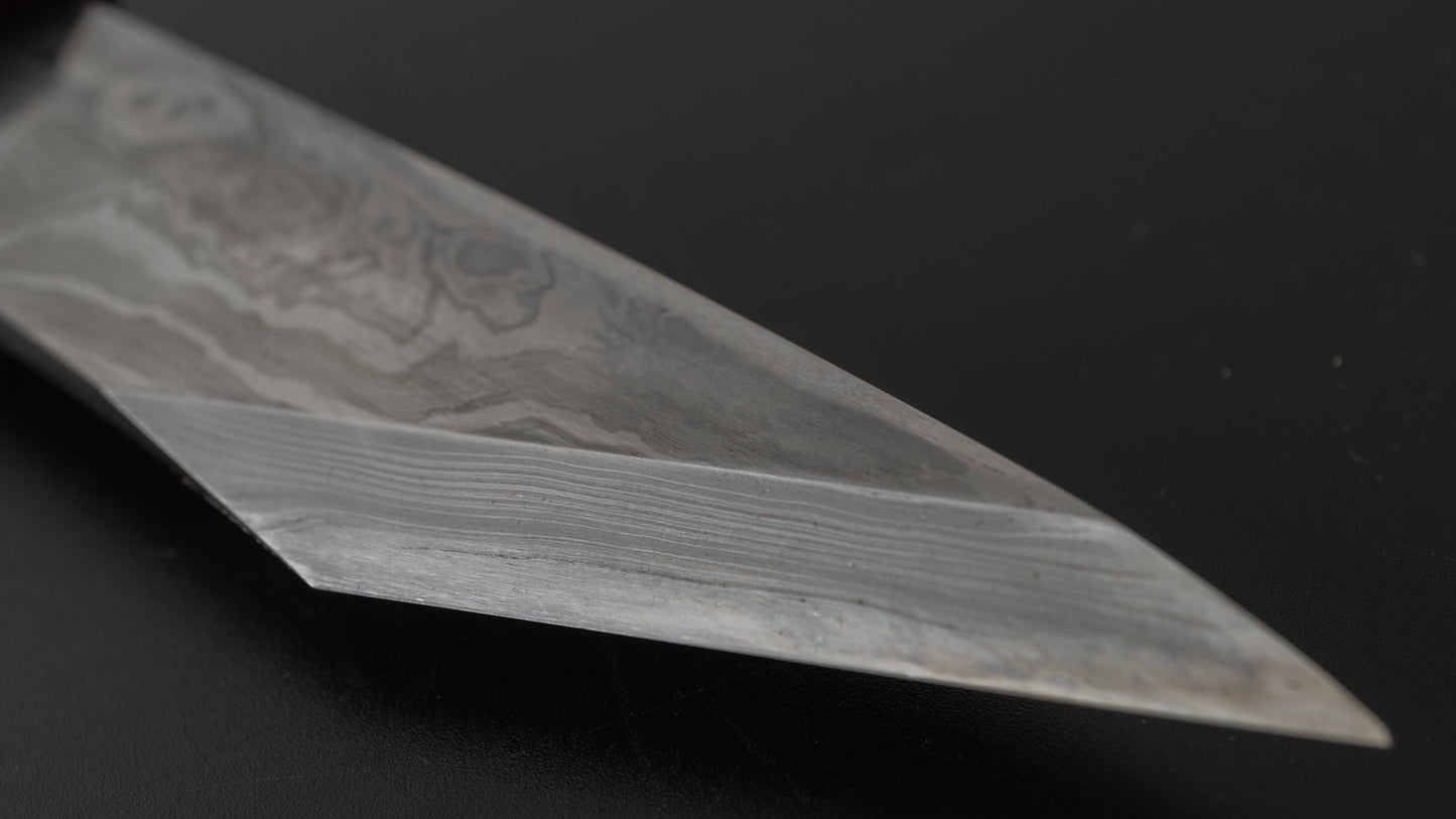 Jiro Watetsu Kitaeji White #2 Kiridashi 60mm Enju Handle (#100) - HITOHIRA