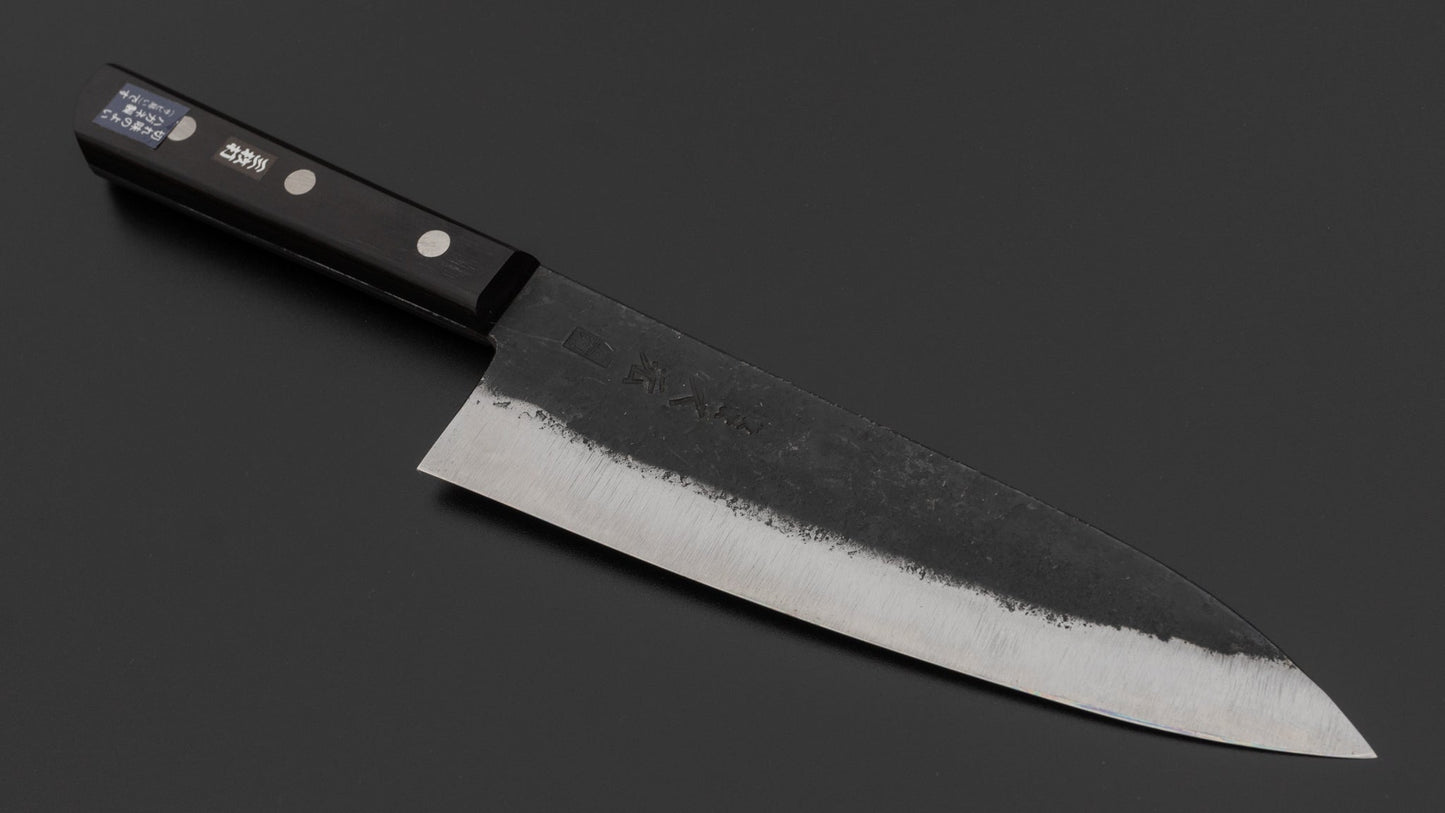 Morihei Hisamoto Kurouchi White #1 Gyuto 180mm Pakka Handle (No Bolster) | HITOHIRA