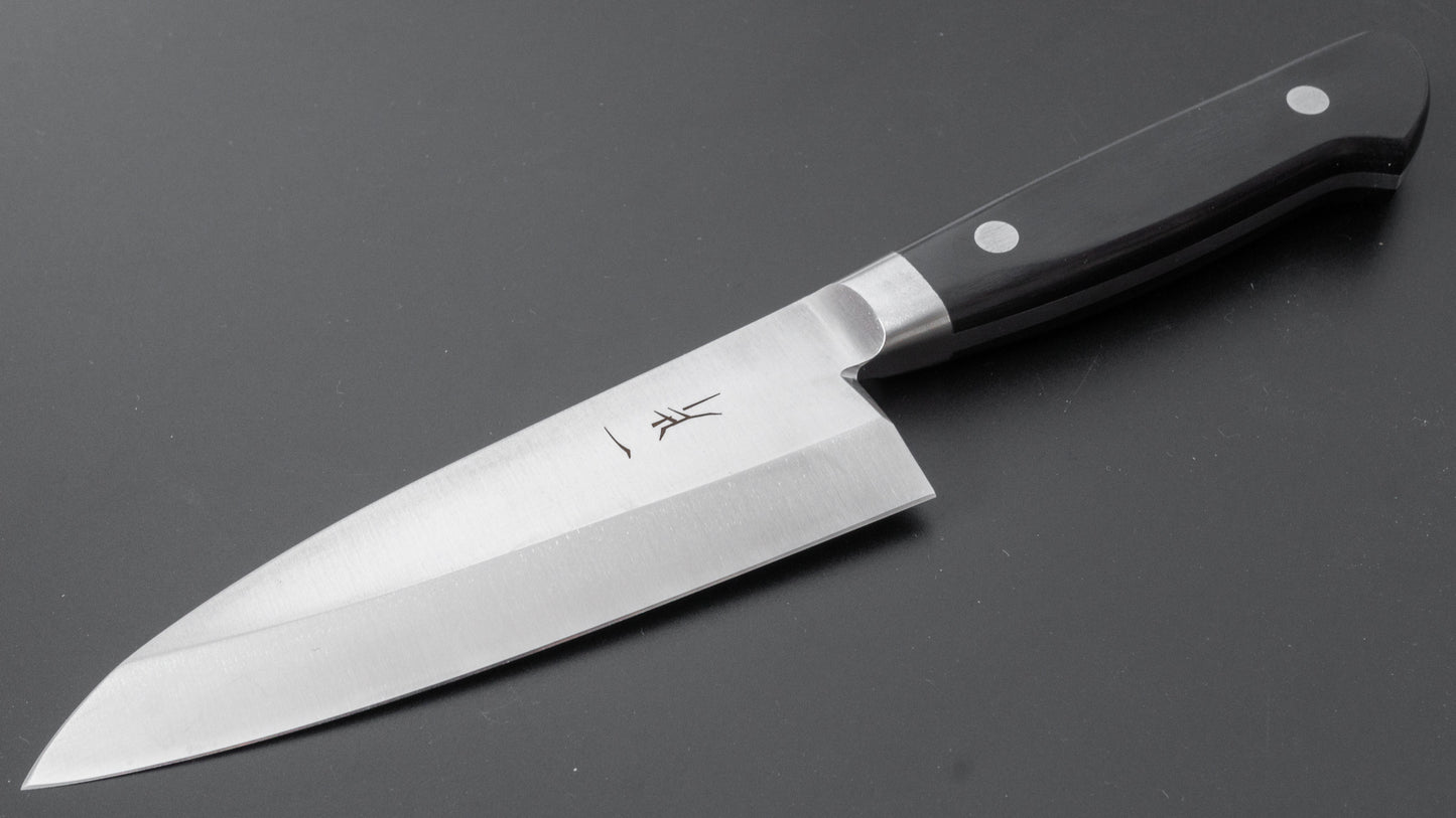 Hitohira FJ VG-1 Left-Handed Deba 135mm Pakka Handle - HITOHIRA