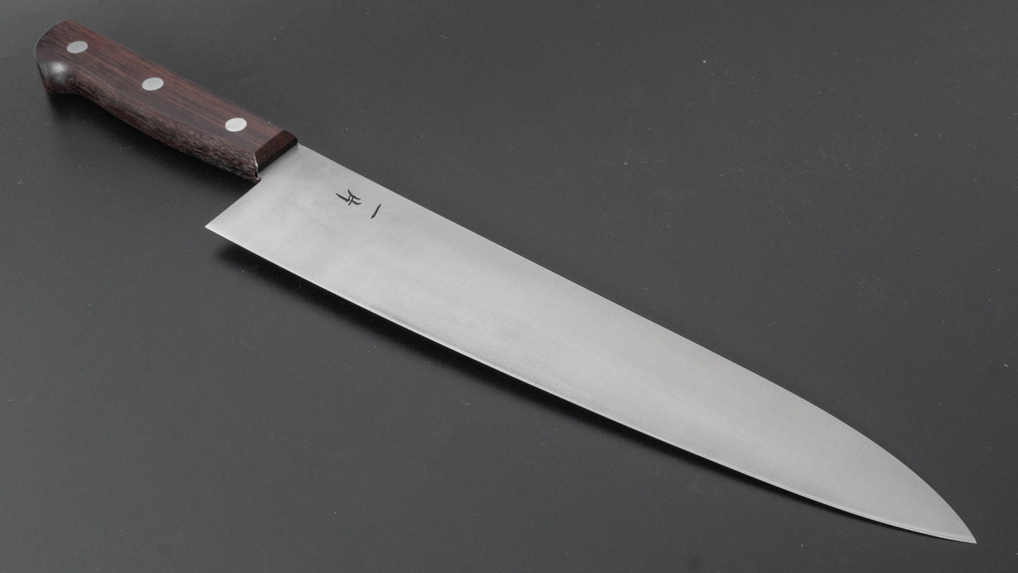 Hitohira Vintage SK Gyuto 270mm Ebony Handle (No Bolster) - HITOHIRA