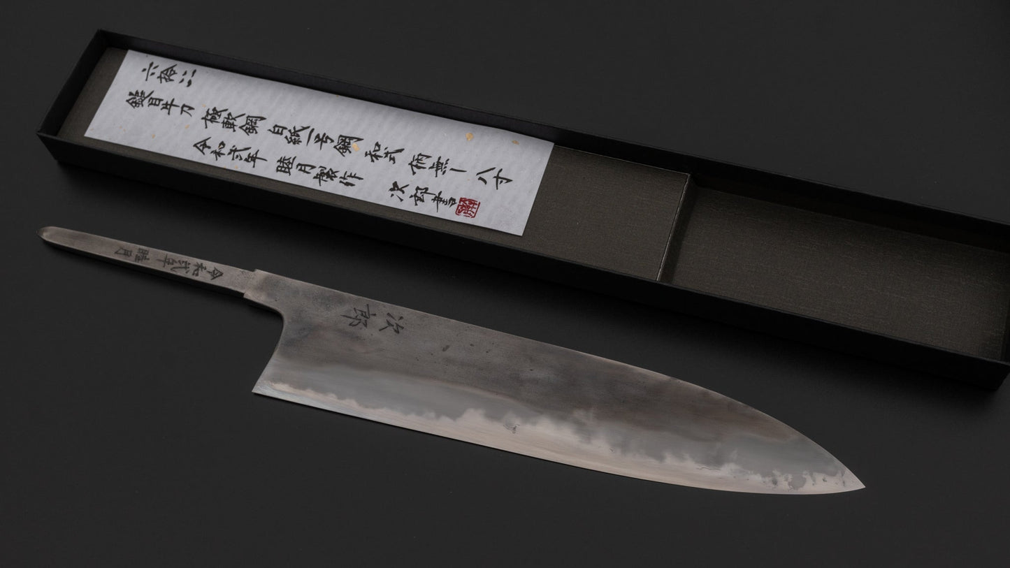 Jiro Tsuchime Wa Gyuto 240mm (#064/ No Handle) | HITOHIRA