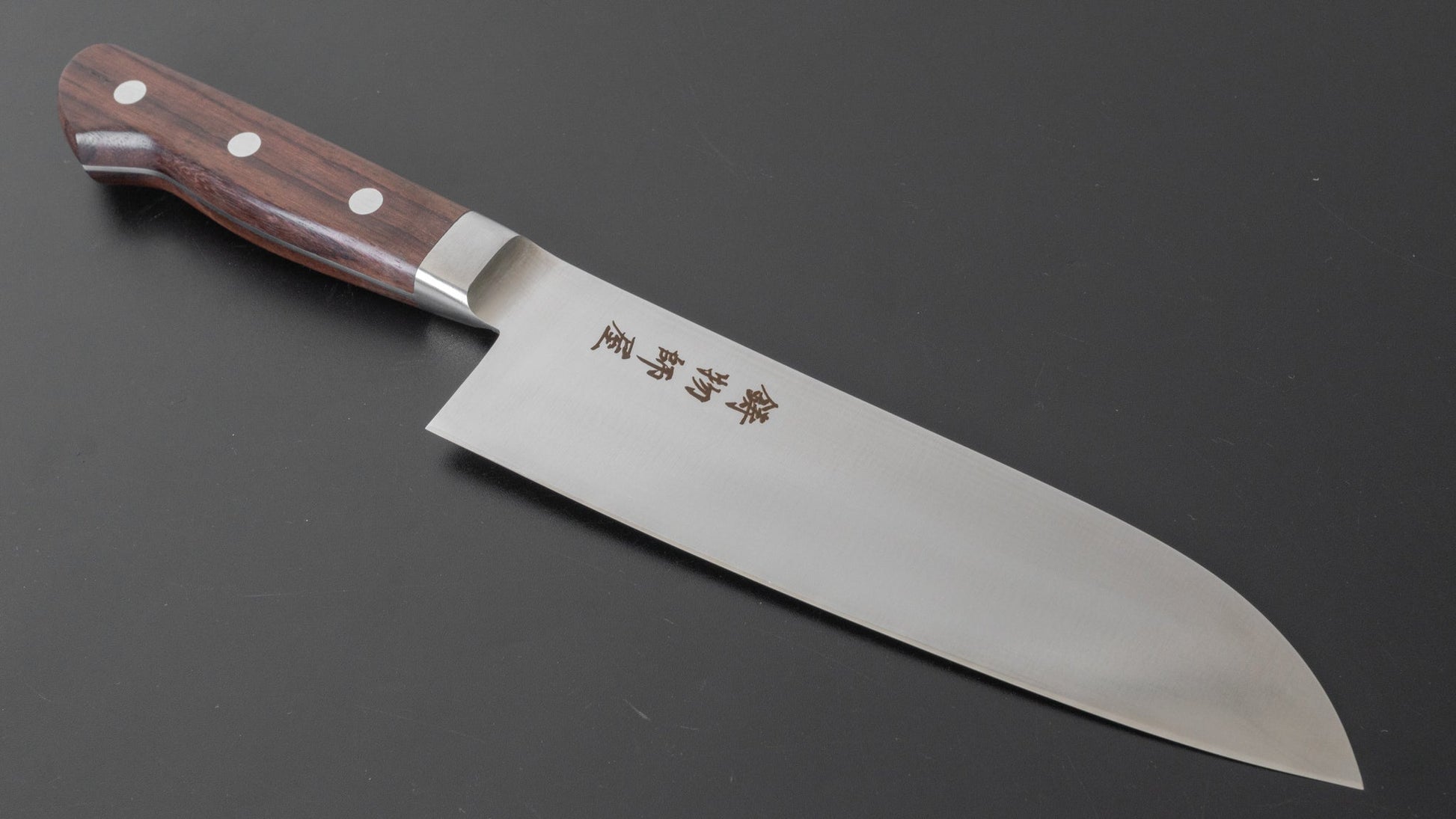 Hitohira Imojiya OKD VG-1 Santoku 170mm Rosewood Handle - HITOHIRA