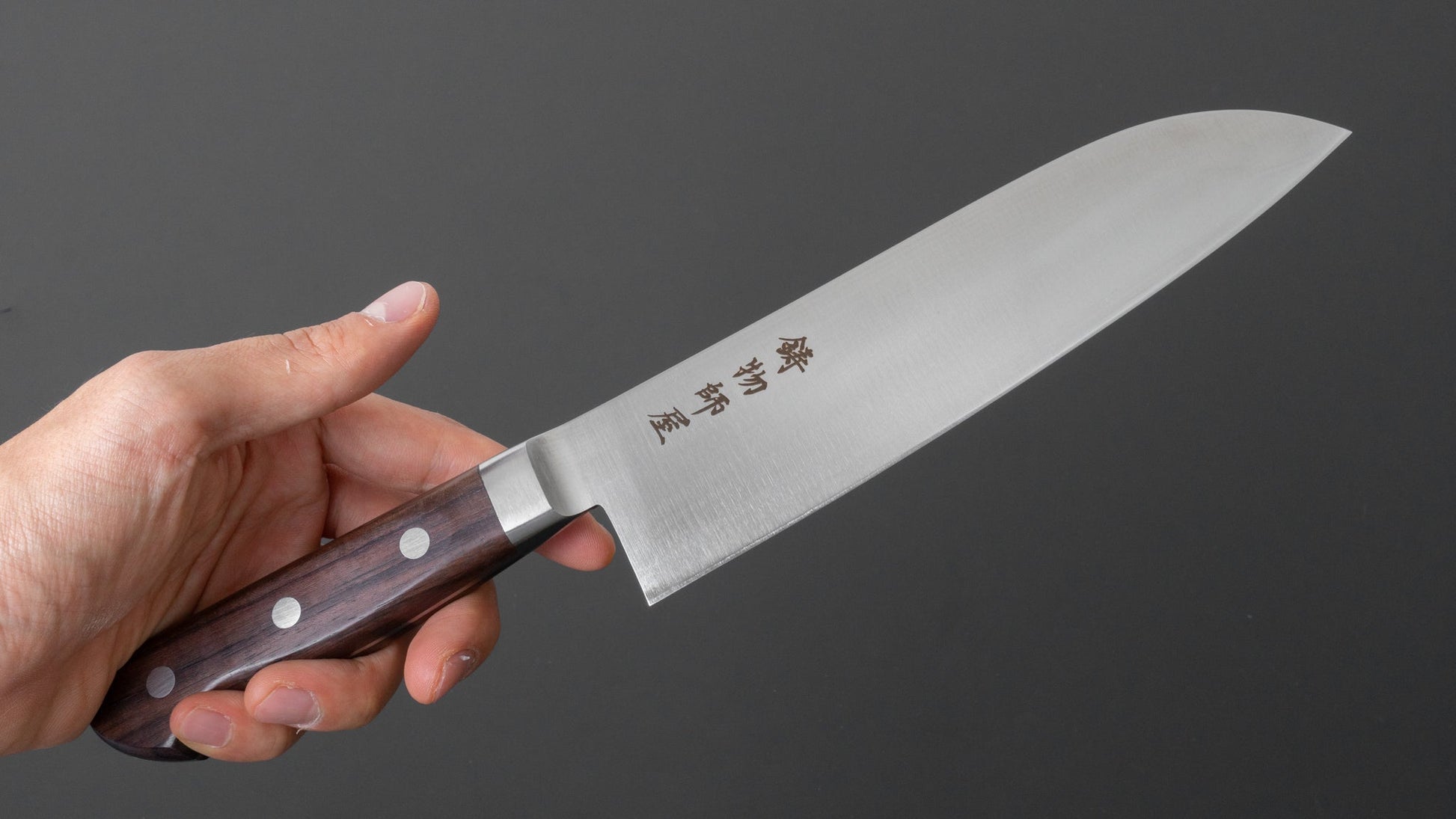 Hitohira Imojiya OKD VG-1 Santoku 170mm Rosewood Handle - HITOHIRA