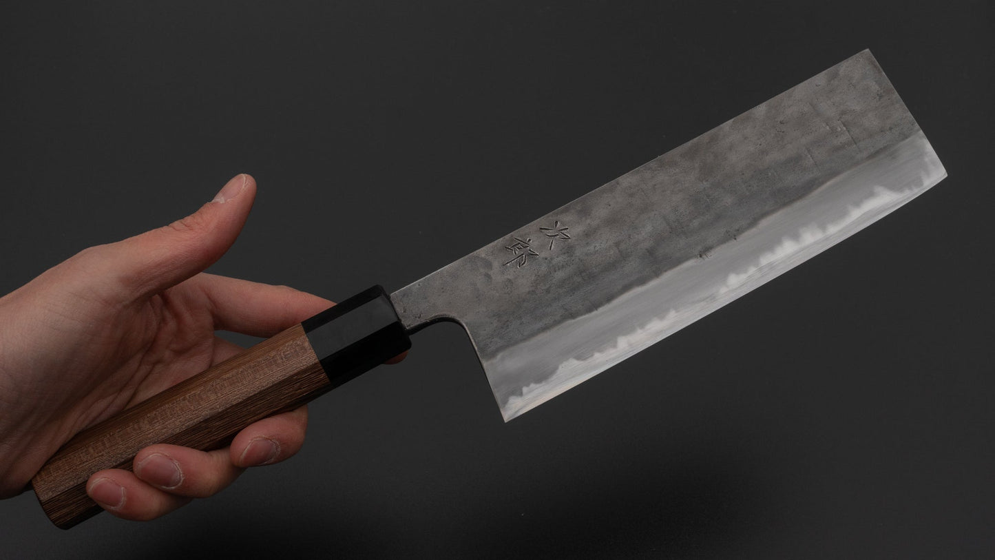 Jiro Tsuchime Wa Nakiri 180mm Taihei Tagayasan Handle (#070) | HITOHIRA